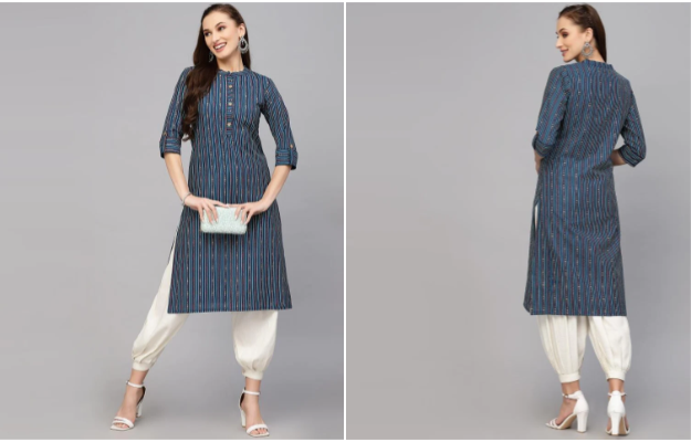 Women Kurtis navi blue